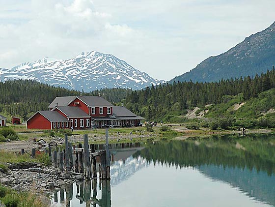 Photo of historic Bennett end of the Chilkoot Trail