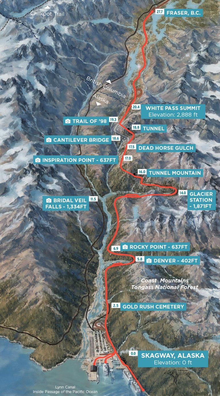 Fraser Meadows Steam Routemap
