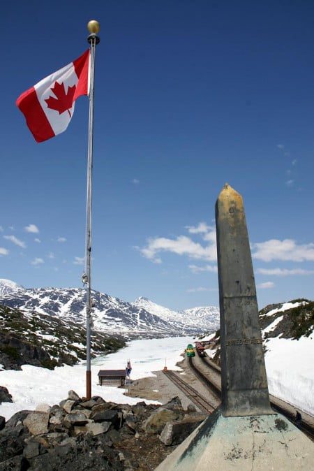 White Pass International Border - White Pass & Yukon Route Railway