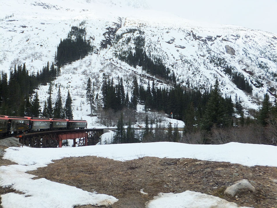 A dream train journey in a snowy wonderland - by Breda Smith