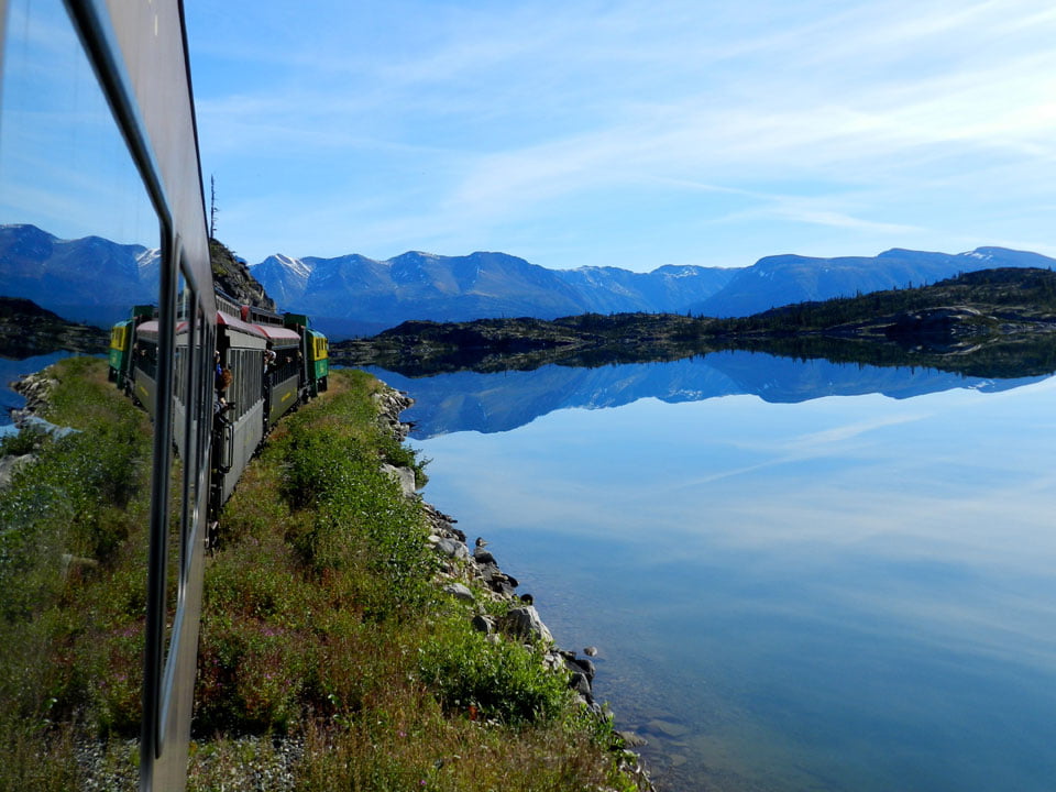Lake Frazer along the White Pass-Yukon Rail Route - by Sriparna Samaddar