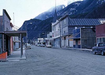 Skagway Broadway. Location:Skagway. Milepost:. Date:27845