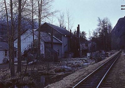 Skagway Light Company, view from track side. Location:Skagway. Milepost:. Date:27845