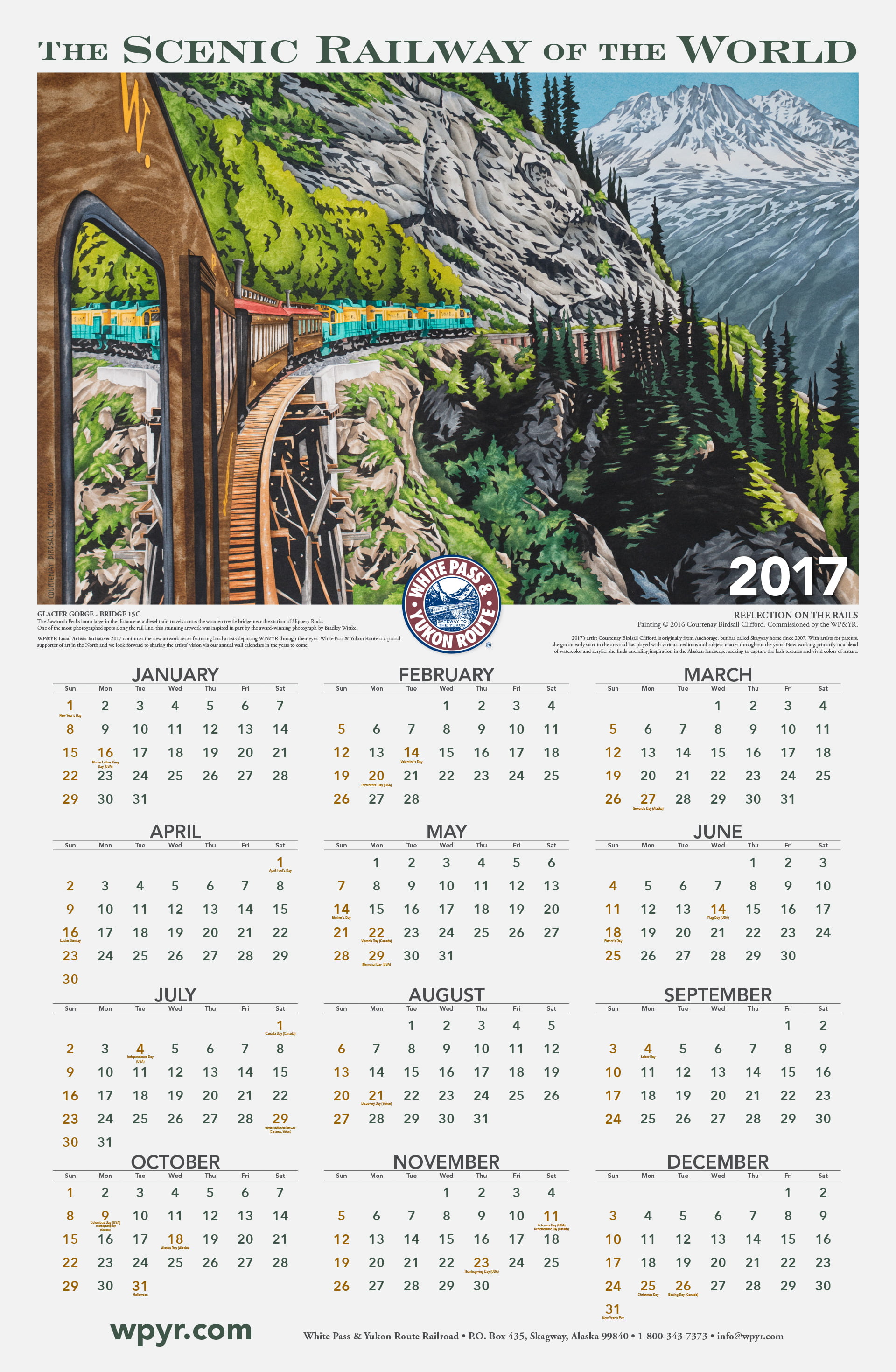 2017 Wall Calendar