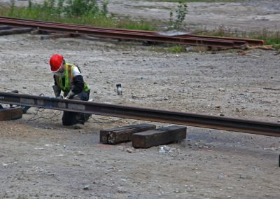 Welding on the Railroad