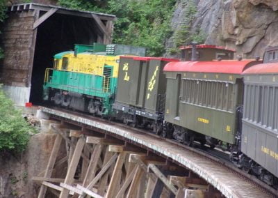 Entering the Tunnel At Tunnel Mountain