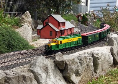 First train in Carcross