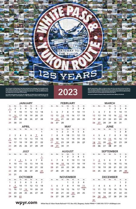 2023 White Pass Calendar