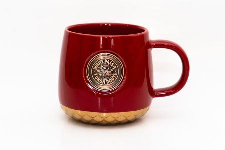 White Pass Yukon Route Hammered Logo Mug Red