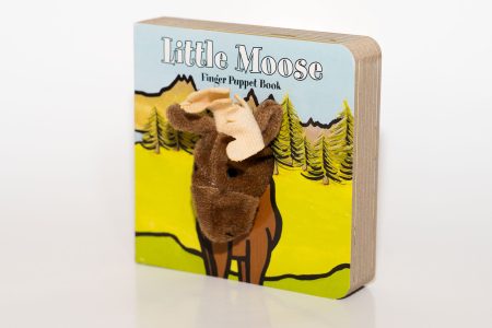 Little Moose Finger Puppet Book Lateral Side