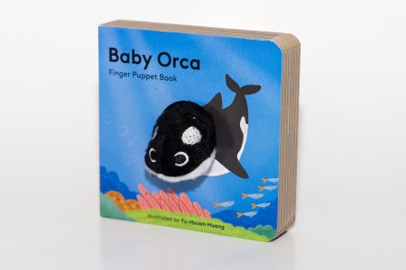 Baby Orca Finger Puppet Book Lateral