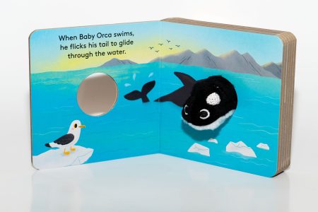 Baby Orca Finger Puppet Book Interior