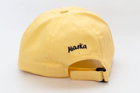 White Pass Yukon Route Carton Train Cap Yellow Back Side whit Alaska