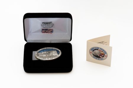 Diesel Train Medal Money Clip