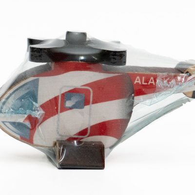 The US Flag Wooden Helicopter Toy