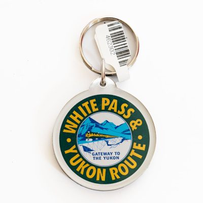 White Pass Yukon Route Keychain Green