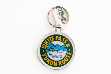 White Pass Yukon Route Keychain Green