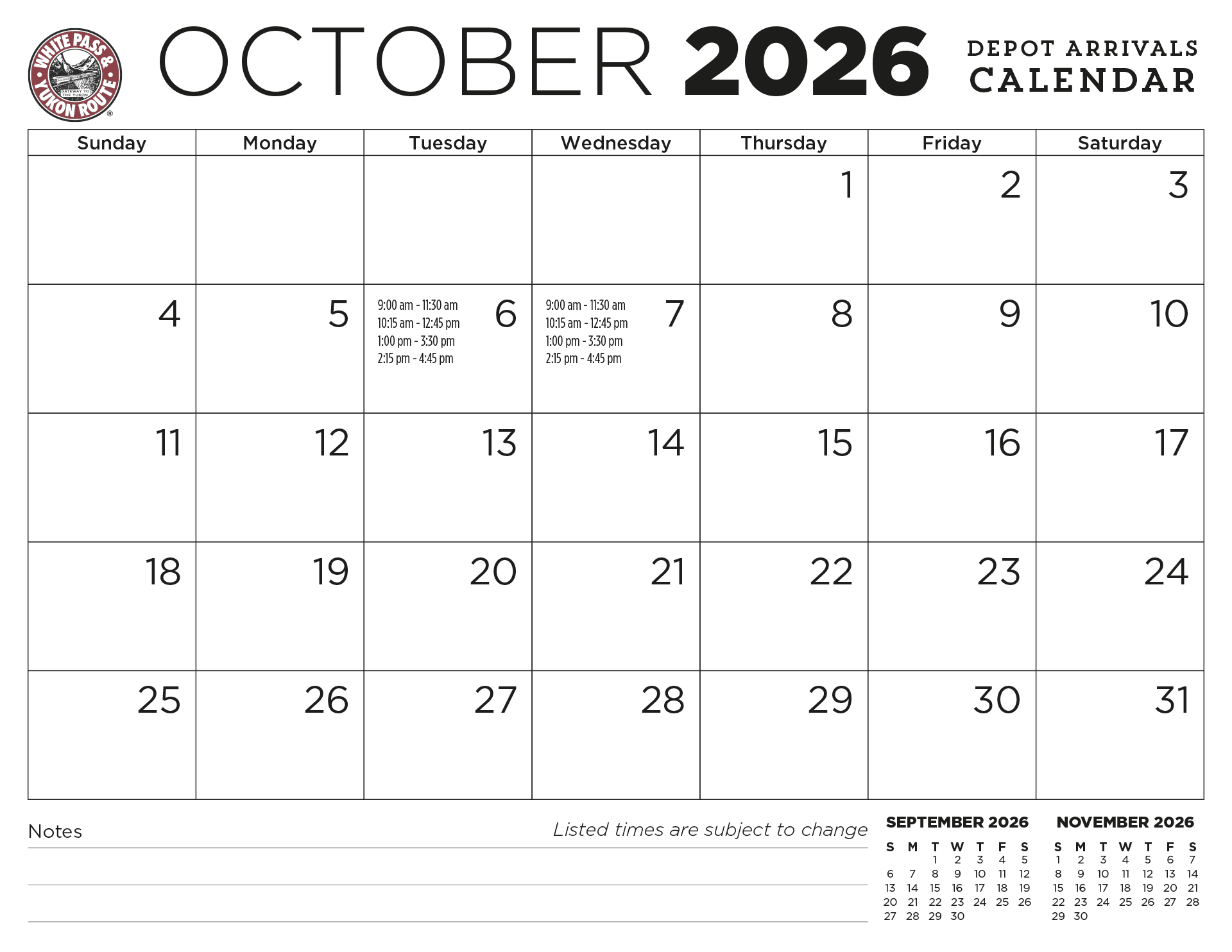 Community-Train-Calendar-26-Oct May 2024