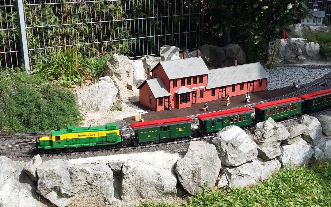 First train in Carcross