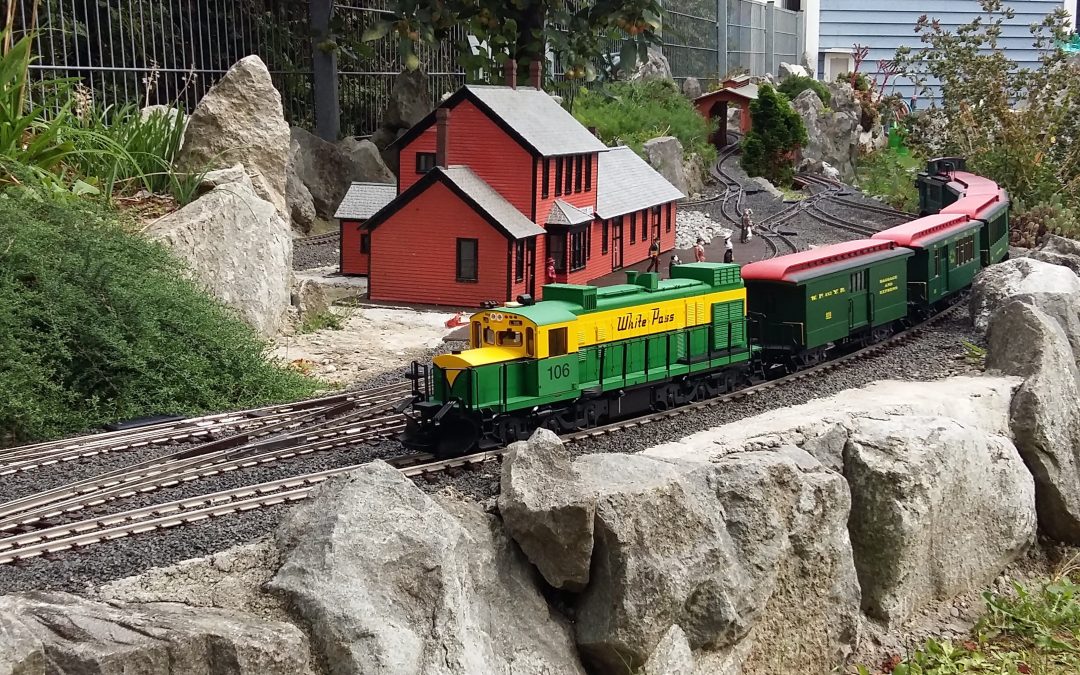 First train in Carcross